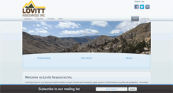 Desktop Screenshot of lovittresources.com